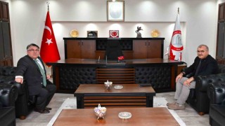 Tarım ve Orman İl Müdürü Ağandan Rektör Özölçere ziyaret