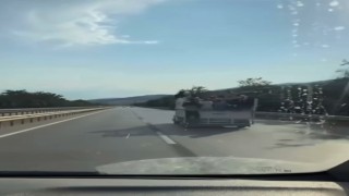 Tehlikeli yolculuk kamerada