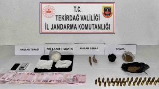 Tekirdağda uyuşturucu operasyonları: 4 gözaltı