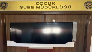Televizyon hırsızlığı olayını gerçekleştiren şüpheli çocuk çıktı
