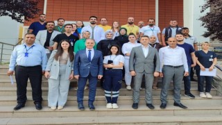 Tercan Devlet Hastanesinde yürütülen çalışmalar yerinde incelendi
