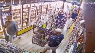 Tüfekle tekel bayisi basan saldırgan gözaltına alındı