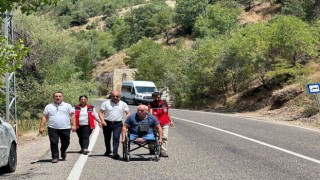 Tuncelide engelli vatandaşın isteği yerine getirildi.