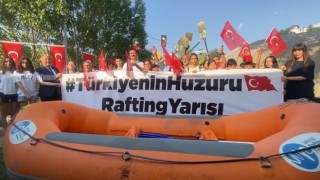 Tuncelide, Türkiyenin Huzuru Rafting Yarışmasının startı verildi