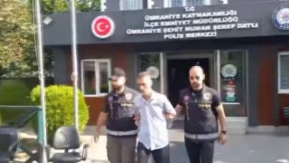 Ümraniyede samuray kılıçlı maganda trafikte terör estirdi