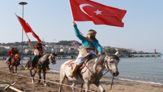 Ünyede atlı gösteriler heyecanı yaşandı