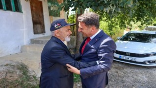 Vali Aygölden Kıbrıs Gazisi Kaplana ziyaret