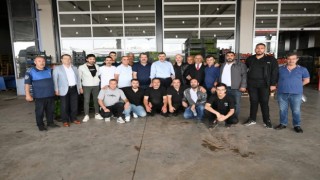 Vali Çiftiden hal ziyareti