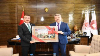 Vali Ergünden Başsavcı Çınara hayırlı olsun ziyareti