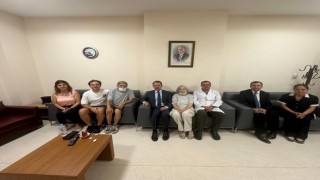 Vali İlhami Aktaştan, Kıbrıs Gazisi Ahmet Cahit Öndere geçmiş olsun ziyareti