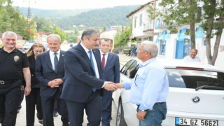 Vali Yavuz Ovacıkta esnaf ve vatandaşı dinledi