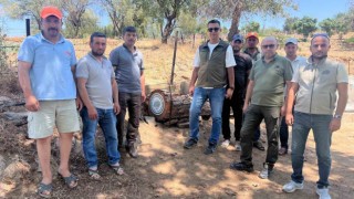 Yaban hayvanları için su yalakları yapıldı