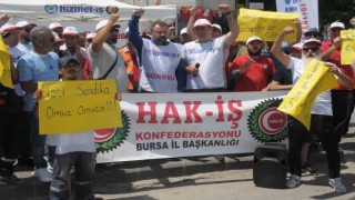 Yalova Belediyesinde işten çıkarılan 86 işçi için greve gidildi