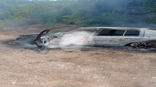 Yanan araçta bulunan kişi yaşamını yitirdi