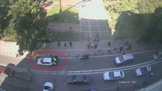 Zincirleme kaza sonrası ilginç anlar