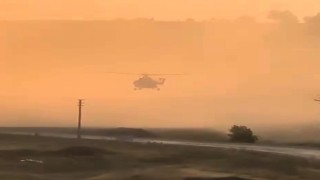 Zorunlu iniş yapan helikopter görev yerine döndü