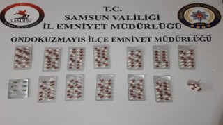 19 Mayıs ilçesinde sentetik ecza ele geçirildi