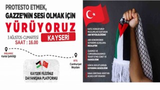 3 Ağustosta Büyük Filistin yürüyüşü yapılacak