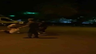 8 kişi sopa ve palayla bir kişi böyle darp etti