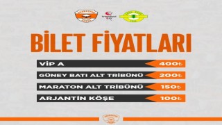 Adanaspor - Esenler Erokspor maçı biletleri satışa çıktı