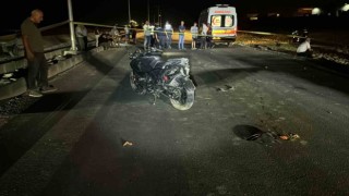 Adıyamanda motosiklet devrildi: 1 ölü