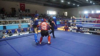 Afyonkarahisarda muaythai iller arası Zafer Kupası başladı
