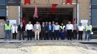 AK Parti heyeti Aydın Şehir Hastanesi inşaatında çalışmaları yerinde inceledi