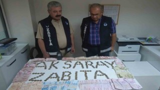 Aksarayda dilenci operasyonu: 20 dilenciden 30 bin lira çıktı