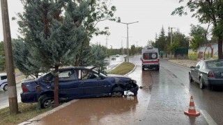 Aksarayda trafik kazası: 2 yaralı