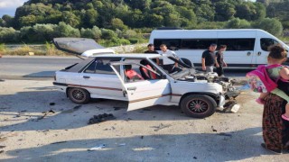 Alaplıda trafik kazası: 2 kişi yaralandı