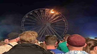 Almanyada müzik festivalinde dönme dolap yangını: 23 yaralı