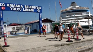 Amasraya Rus turist akını sürüyor