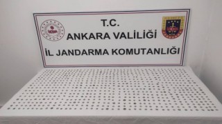 Ankarada tarihi eser kaçakçısı bin 108 adet Bizans sikkesi ile yakalandı
