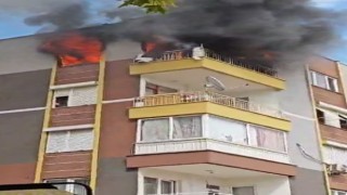 Antalyada ev yangını korkuttu