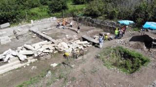 Antik kent kazısında bin 600 yıllık deprem kalıntıları ortaya çıktı