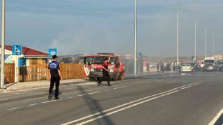Arnavutköyde İBBye ait cankurtaran merkezinde yangın çıktı