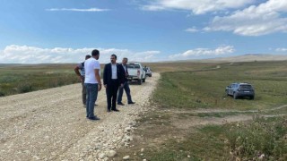 Arpaçayda köy yolları tek tek yapılıyor