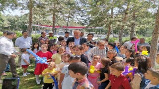 Aşkale çimento fabrikasında çocuk şenliği