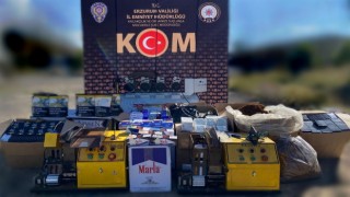 Aşkalede kaçak sigara operasyonu