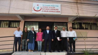 Aydın İl Sağlık Müdürü Şenkul İş Sağlığı Güvenliği Birimindeki çalışmaları yerinde inceledi