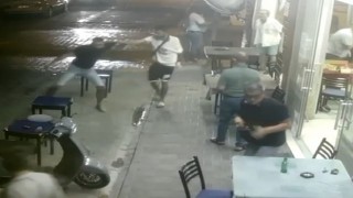 Aydında kahvehanede 1 kişinin öldüğü kavga kamerada