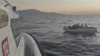 Ayvacık açıklarında 17 kaçak göçmen kurtarıldı
