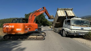 Bahçe’de Yol Genişletme Çalışmaları Başladı