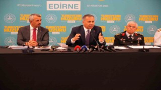 Bakan Yerlikaya: Edirnede şu anda organize suç örgütü yok