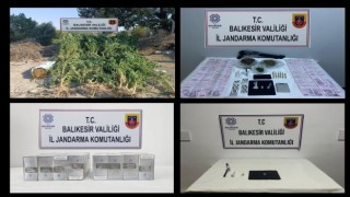Balıkesirde kaçakçılık ve uyuşturucu madde suçlarına yönelik operasyon