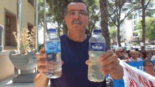 Balıkesirde su eylemi