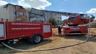 Bandırmada ocakta unutulan tencere yangına sebep oldu