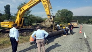 Bartında su ishale hattında bakım ve onarım çalışma yapıldı
