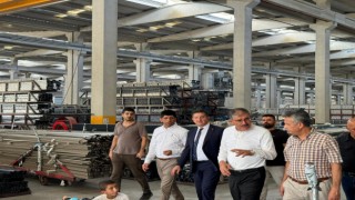 Başkan Amaç Dörtyollu İşadamını Adana'daki Fabrikasında Ziyaret Etti