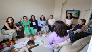 Başkan Durbaydan şiddet gören Sude Naza destek ziyareti